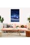 ALAYRA Poster Skyline GTR R34 Blue Poster Canvas Wall HD Print Art Living Room Decor Art Paintings for Bathroom 16"X24" No Frame61X40.6 CM - 3