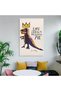 ALAYRA Canvas Print Wall Art Dinosaur Inspirational Poster Motivational Poster Graffiti Art Picture Poster Painting Canvas Prints Bedroom Large Home Decor Wall Art Picture Nordic61X40.6 CM - 5