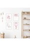 ALAYRA Baby Girl Elephant Nursery Decor,Elephant Nursery Decor Wall Art Prints, Cute Elephant Poster,Nursery Wall Art Girl Room Wall Decor() Unframed20X25 CM - 5