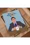 ملصق ALAYRA The Office Michael Scott ملفوف (متعدد الألوان، X) 48.3X33 سم - 2