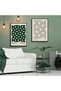 ALAYRA 2Pcs Bauhaus Mid Century Modern Wall Art Retro Exhibition Posters Prints Green Boho Geometric Abstract Minimalist Wall Decor Pictures for Bedroom iving Room Dining Room40X60 CM - 4