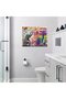 ALAYRA Banksy Canvas Wall Art Funny Elephant Pictures Wall Decor Graffiti Poster Prints Banksy Street Pop Painting Modern Artwork Home Decoration for Bathroom Bedroom Living Room40.6X30.5 CM - 5