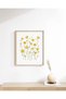 ALAYRA Yellow Flowers Wall Art Sunflower Poster Yellow Wall Pictures Sunflower Wall Art & Yellow Wall Decor for Bedroom, Bathroom, Living Room, Entryway, Office Unframed 12"x16"40.6X30.5 CM - 3
