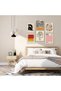 ALAYRA Matisse Wall Art Prints Set of 6, Abstract Matisse Wall Art Exhibition Posters Black Beige Yellow Women Body Line Art Flower Market Art Prints, Living Room Wall Decor（,20X25 CM - 3