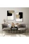 ALAYRA Modern Geometric Line Picture, Abstract Picture Set, Living Room, Bedroom, Poster Wallpaper Art Decoration, Frameless (Wall Picture-5. x 3)20X30 CM - 5