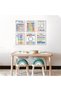 ALAYRA 6 Boho Learning Educational Posters for Toddlers, Motivational Math Posters for Elementary School Wall Decor, Classroom Decorations for Teachers, Addition Chart Prints for30X40 CM - 3