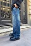 Washable Striped Baggy Jean Blue - 2