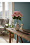 Artificial Flower 9 Layered Rose Bouquet 42 cm Powder Pink Lodos Valentine's Day - 5