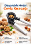 Durable Metal Walnut and Nut Cracker – Non-Slip Handle, Ergonomic Design