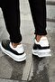 Sollıevo Rx Transparent Sole Lace-Up Men's Sneaker White Black White - 4