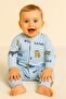 Baby Rompers Set of 2-(2Pcs Rompers) Large Heart Printed Snap Fastener Rompers Set 100% Cotton 1-3-6 Months - 3