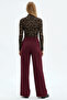 Wide Leg High Waist Pocket Woven Trousers - 3