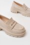Zri̇n-759 Premium Beige Suede Orthopedic High-Sole Loafer - 6