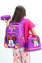 Love 3-Piece Middle School Bag Set Primary School Bag Complete Lined Purple - 4