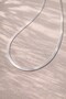 Steel Silver Italian Chain Necklace (40 5 CM) -No Darkening- - 4
