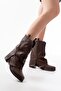 Zri̇n-3045 Premium Brown Daily Women's Boots