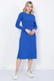 Women's Knitwear Pleated Skirt Hair Braided Sweater Set Oversize Blue