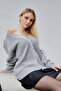 Women's Knitwear Cardigan Stoned Standard Size Gray - 3