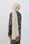 Patterned Cotton Naia Lyocell Shawl Cream - 4