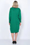 Knitwear Long Women's Dress Collar Buttoned Green - 5