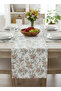 مفرش طاولة قطني من رومانتيك فلاورز 0078– 50x150 سم