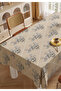 Baklava Patterned Daisy Kitchen Dining Tablecloth Living Room Tablecloth