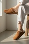 Land of Cork Anatomical Unisex Genuine Fur Indoor Slippers Natural Cork Sole Arch Supported House Slippers