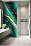 Waterproof 50 X 100cm Kitchen Bathroom Floor Marble Furniture Tiles Adhesive Foil Covering Code 193 - 3