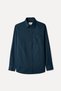 Men's Navy Blue Regular Fit Long Sleeve Shirt - 4