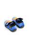 Boy's Winter Soft Home Slippers with Lion Figure, Velcro, Blue - 4