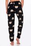 Women's Suede Teddy Bear Patterned Pajamas Single Bottom - 3