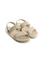 Women's Beige Non-Slip Sole Straw Massage Sandals Slippers - 3