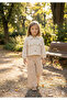 Girl's Flared Trousers & Jacket 2-Piece Set (2-3-4-5 Years) - Cotton - 2