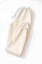 Buy Elastic and Lace-Up Joger Pants, 3-Thread Ribbed Elastic Waistband, Comfortable Fit.