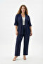 Double Suit Kimono with Wrinkle Fabric Pants