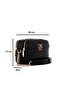Women's Shoulder Bag Pg933614-Black Logo - 4