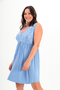 Women's V-Neck Lace Detail Strap Stylish Long Plus Size Curve Viscose Nightdress Dress - 5