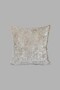 Cushion Cover - Imported Velvet 45X45 cm Decorative Home Accessory Cream - 4