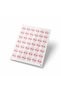 'Miss You' Printed Sticker Labels (4X4Cm) - 54 Pieces |   The Touch That Shortens Distances - 2
