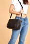 Women's Shoulder Bag, Small Leather Bag, Genuine Leather Mini Franz-Free Style Bag