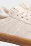 Women's Beige Greenwich Suede Sneakers - 3