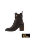 Women's Brown Genuine Leather Boots 505092282-1 - 2