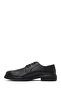 Men's Black Lace-Up Leather Casual Shoes 25Wfd7604Ft - 2