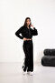Women's Long Sleeve Zippered Modal Fabric Pocketed Hooded Crop - 7