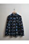 Long Sleeve Cotton Modal Fabric Patterned Regular Fit Men's Shirt - 4