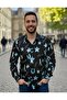 Long Sleeve Cotton Modal Fabric Patterned Regular Fit Men's Shirt
