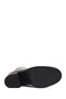 Women's Black Zippered Thick Heeled Leather Boots 25Wfd512018 - 6