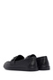 Women's Black Buckle Genuine Leather Loafer, Winter Shoes 25Afd204218 - 5