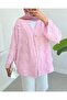 One Button Tassel Detailed Slit Kimono -Powder - 4