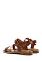 Women's Brown Ankle Buckle Genuine Genuine Leather Sandals 25Sfd360814 - 5